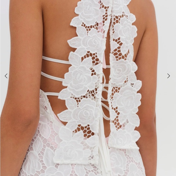 For Love And Lemons White Lace Maxi Dress - Picture 4 of 7